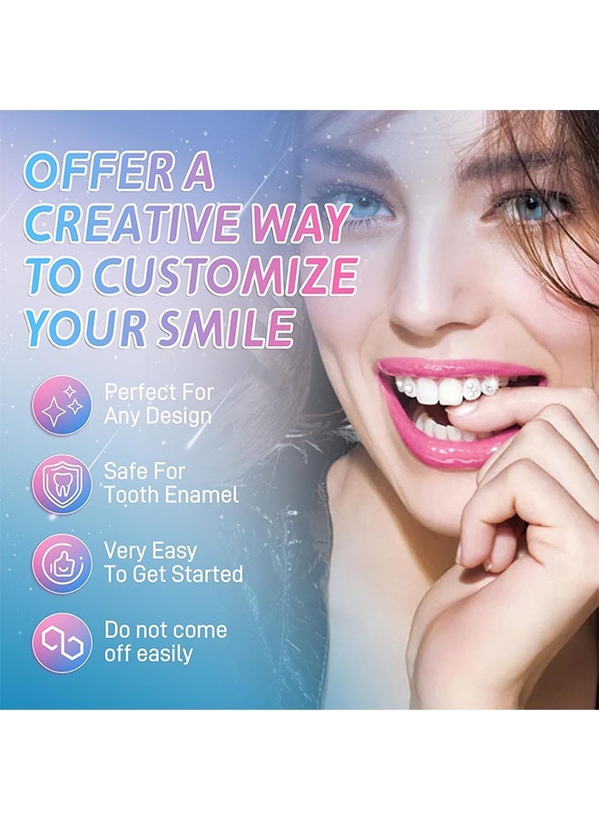 DIMOT DIY Tooth Gem Kit，Tooth Gems Kit for Teeth Gems Kit with Light,190 Tooth DIY Gem Kit Tooth Jewelry Gems Kit 2025 New for Man&Women - Image 3